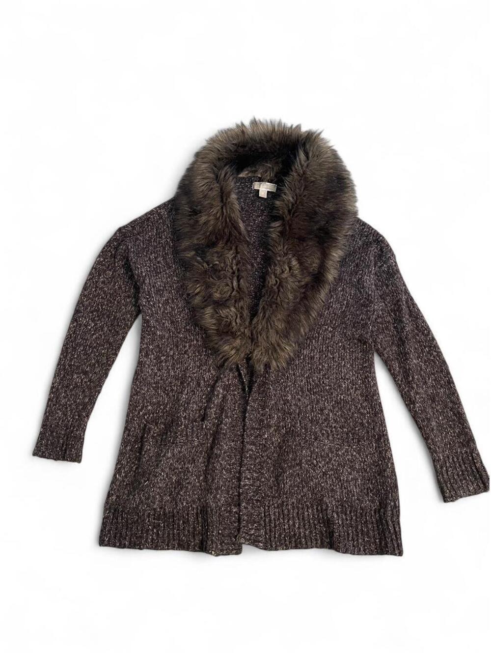 Michael Kors Fur Cardigan